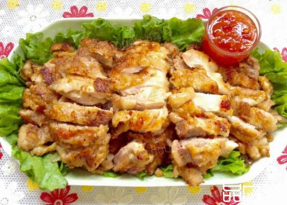 煎鸡腿
