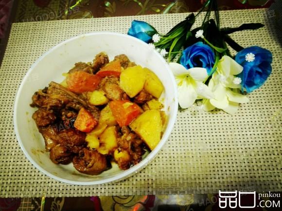 鸡腿炖土豆胡萝卜