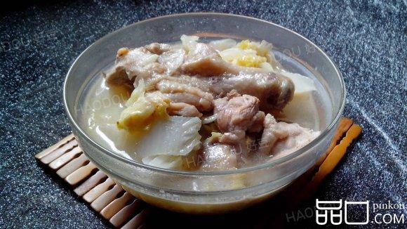 鸡腿白菜汤