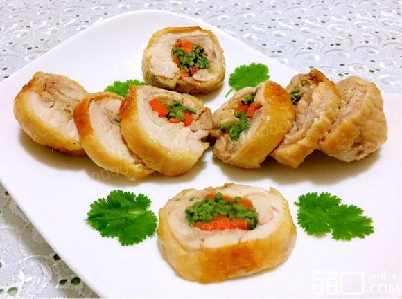 鸡腿时蔬卷