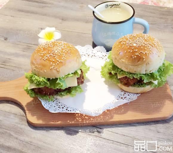 鸡腿汉堡包
