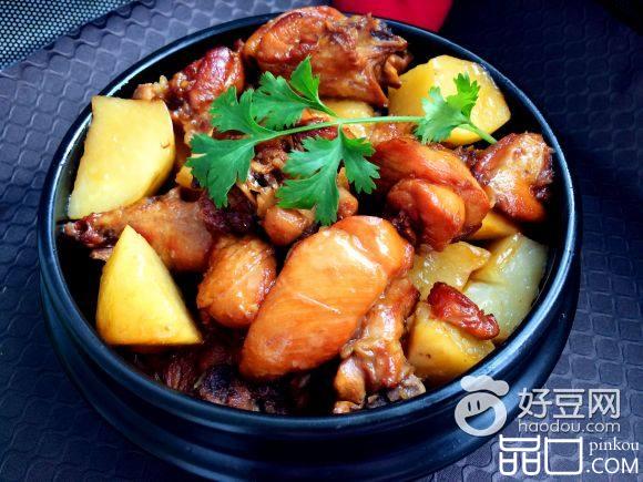 鸡腿烧土豆
