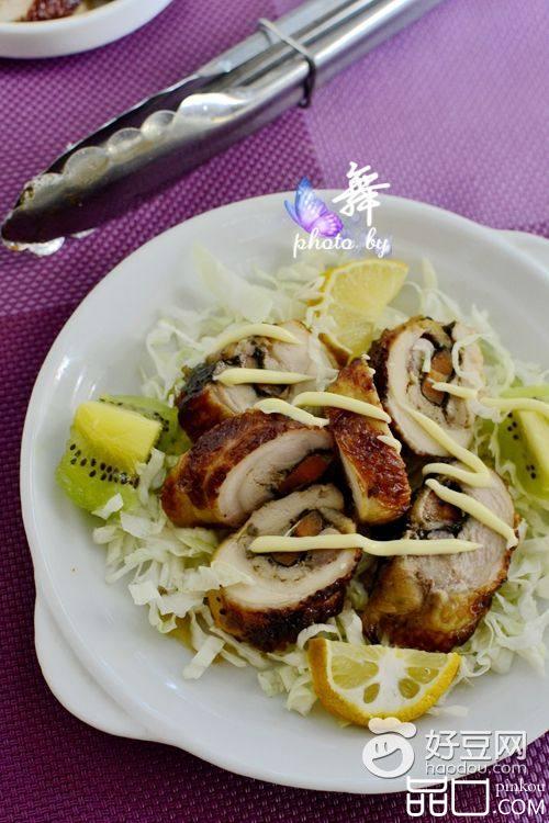 香草鸡肉卷