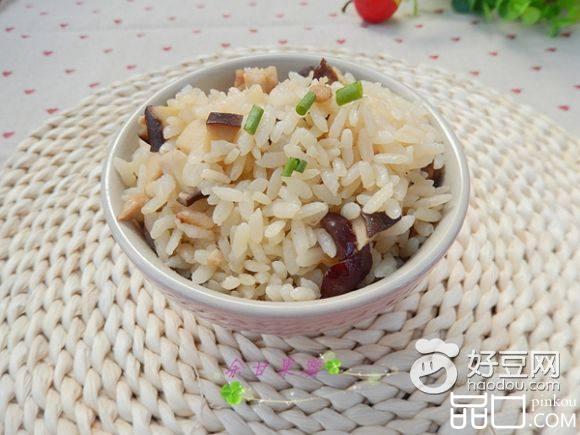 香菇鸡肉饭