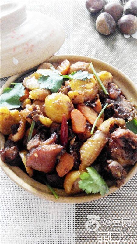 板栗炖鸡腿