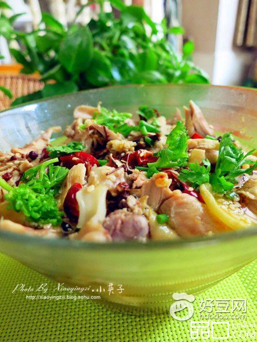 麻辣手撕鸡腿