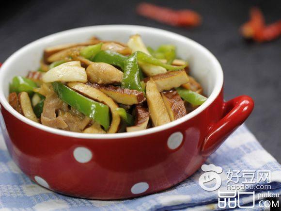 青椒鸡丝炒香干