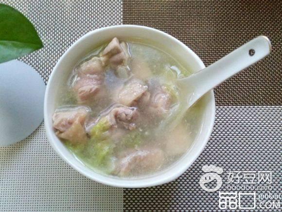 娃娃菜鸡汤