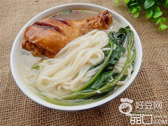 卤鸡腿面
