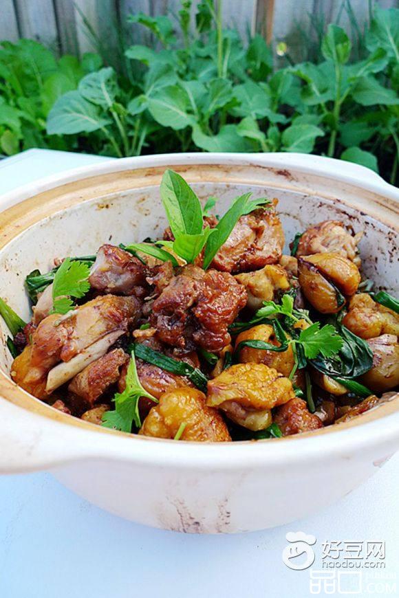 栗子焖鸡腿