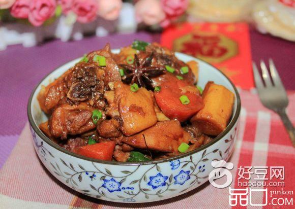 胡萝卜山药焖鸡