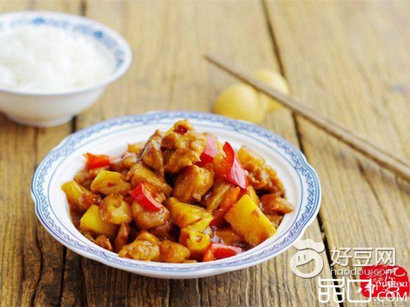 鱼香菠萝鸡丁