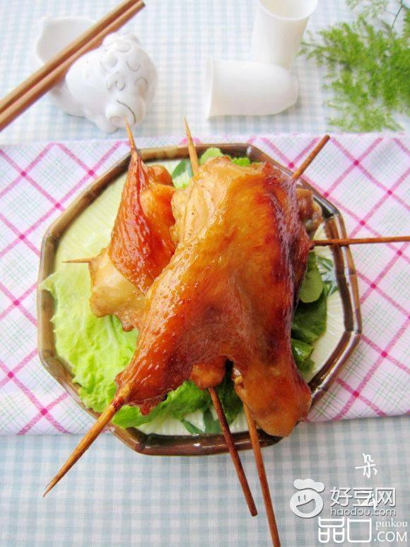 香酥烤鸡腿