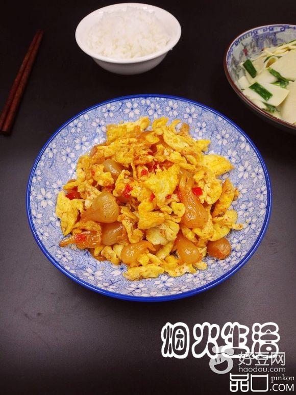 藠头炒鸡蛋