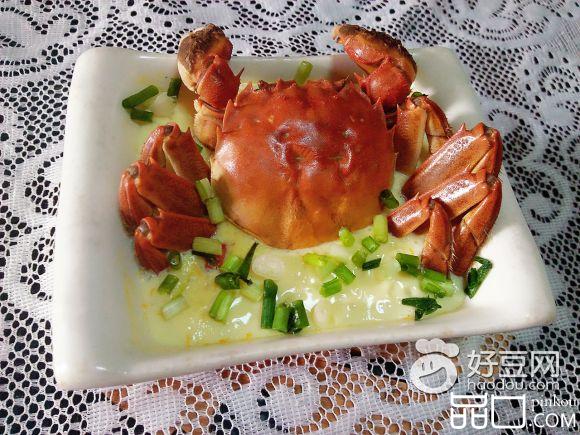 螃蟹蒸蛋