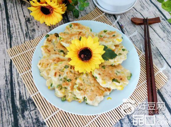 豌豆玉米饼
