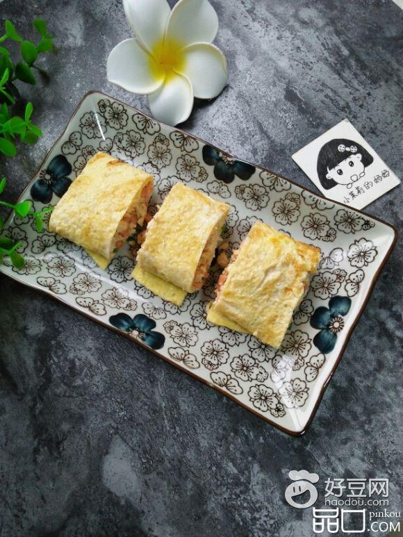 鸡蛋豆腐卷