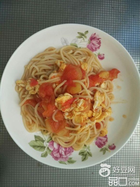 番茄鸡蛋意面