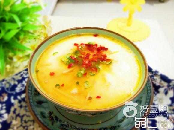 浇汁牛奶鸡蛋羹