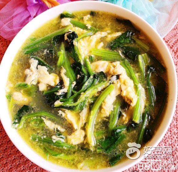 菠菜鸡蛋汤