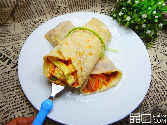 土豆蛋皮卷饼