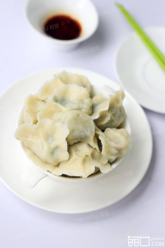 苋菜鸡蛋饺子