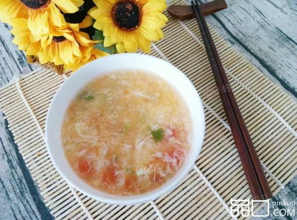 鸡蛋柿子羹