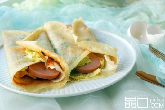 葱花鸡蛋饼