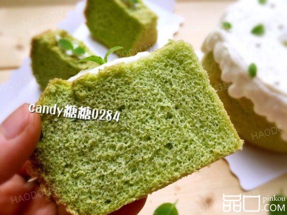 菠菜翠绿戚风蛋糕