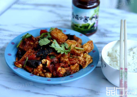 木耳番茄炒豆腐