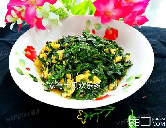 辣椒酱炒韭菜鸡蛋