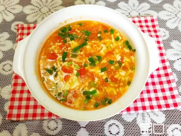 西红柿豆腐羹