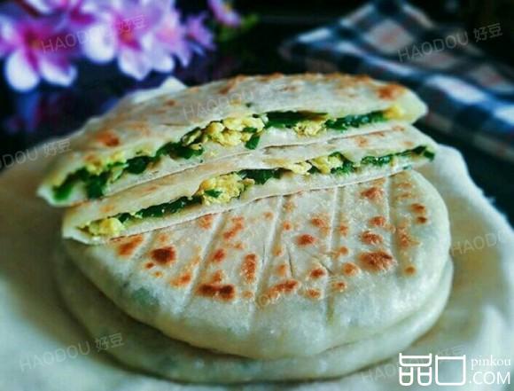 韭菜鸡蛋虾皮馅饼