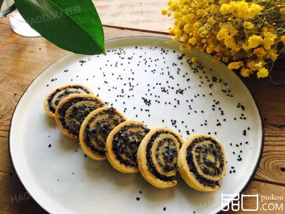 黑芝蔴年轮饼干