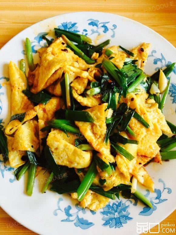 小葱炒煎蛋