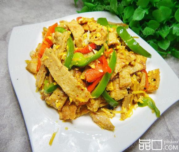 青椒鸡蛋炒饼