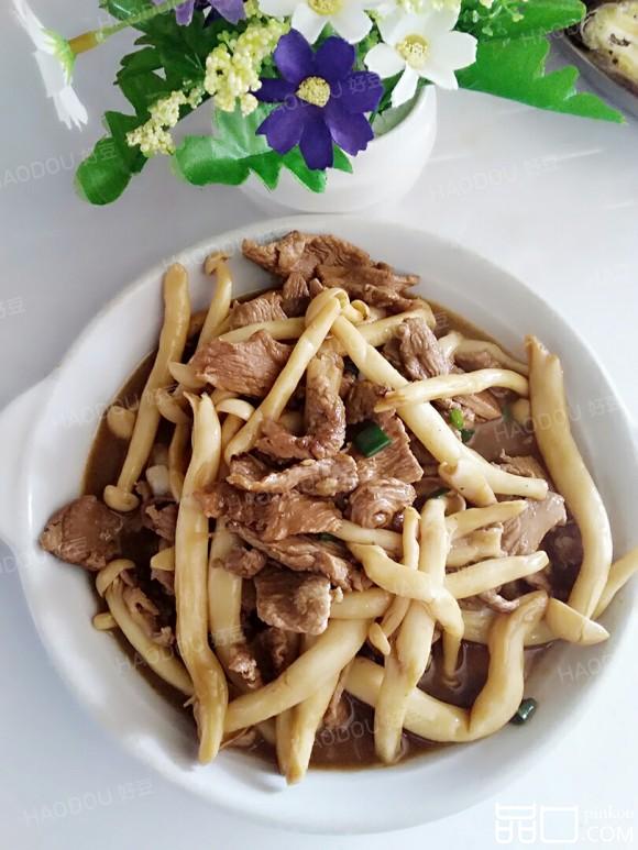 鲜菇炒鸭肉