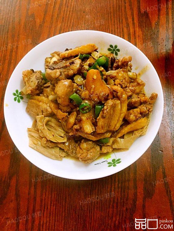腐竹焖鸭肉