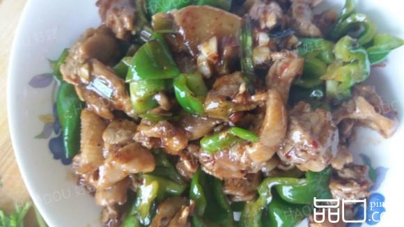 蚝油青椒炒鸭肉