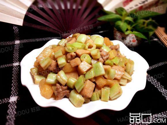双豆鲍菇鸭丁