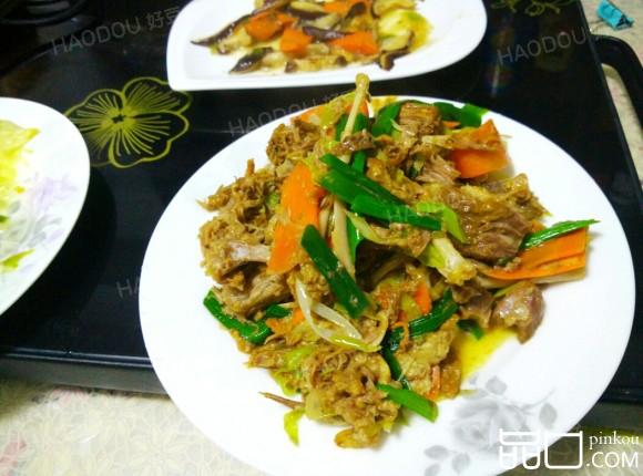 蒜香鸭肉
