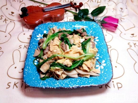小白菜干豆腐