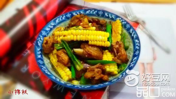青椒玉米炒鸭块