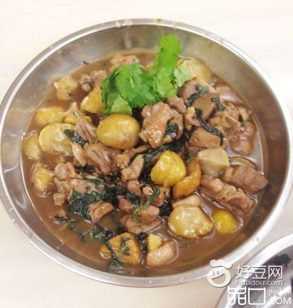 红烧栗子鸭肉