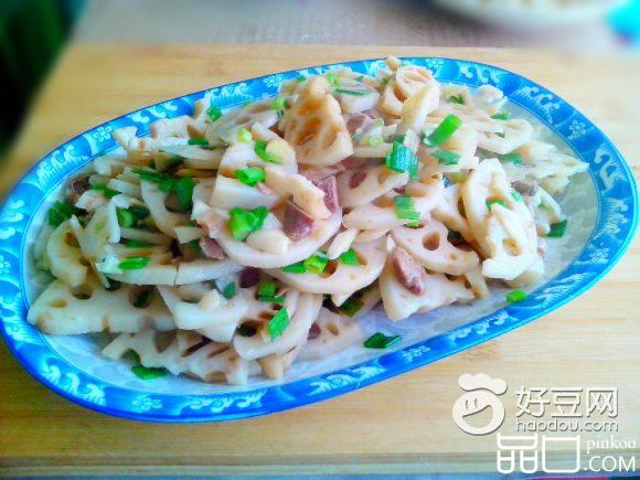 藕片炒鸭丁