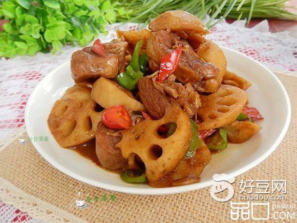 莲藕烧鸭肉