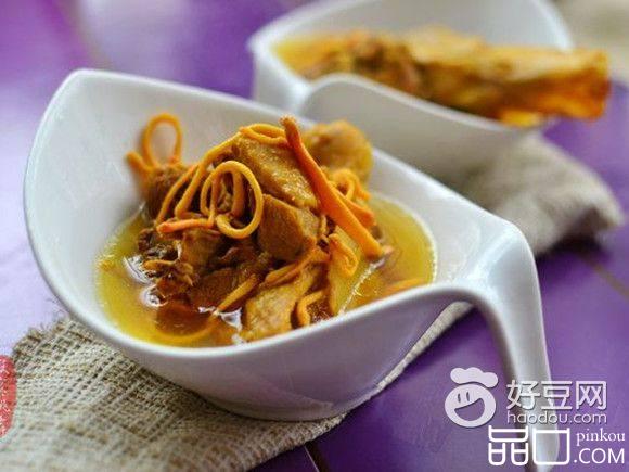 金虫草当归炖鸭