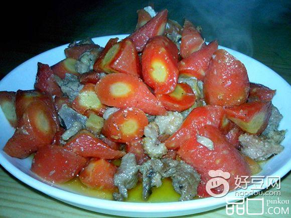 红萝卜烧鸭子