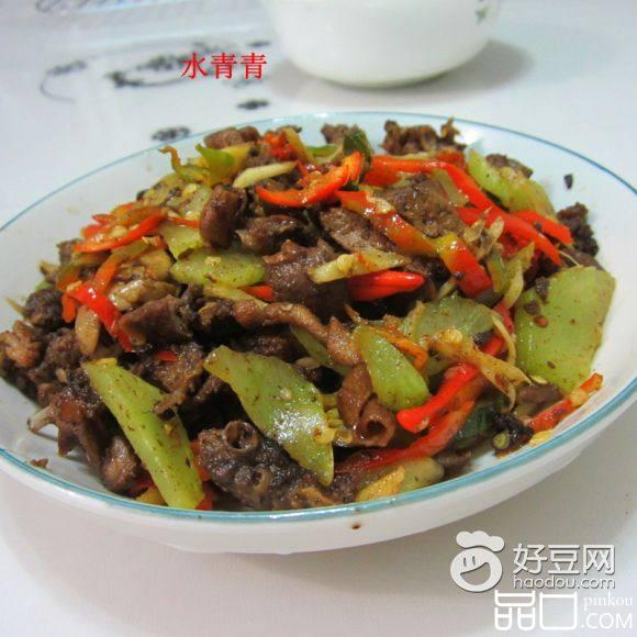 莴笋炒鸭