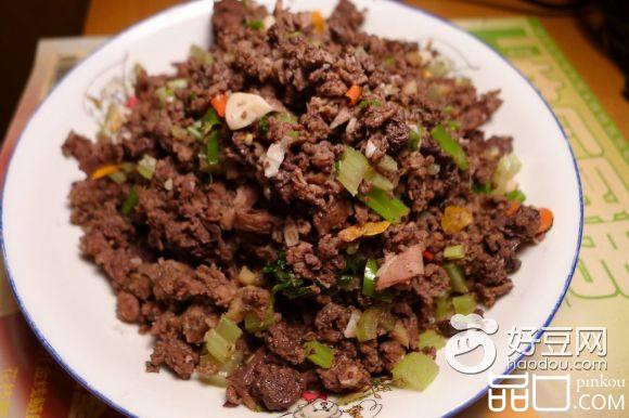 炒血鸭